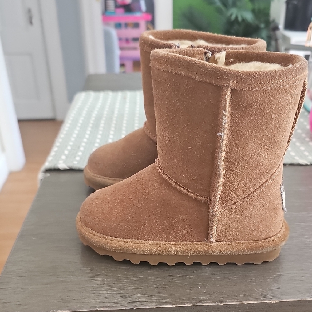 BearPaw Tan Kids Boots